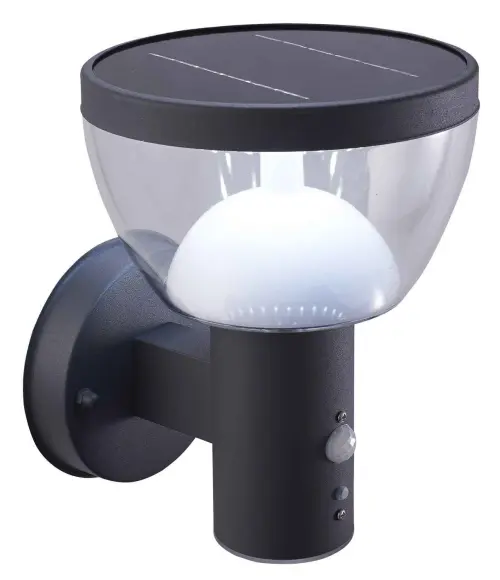 Záhradné svietidlo Greenlux GXSO010 solárne 3W 4000K IP44, senzor